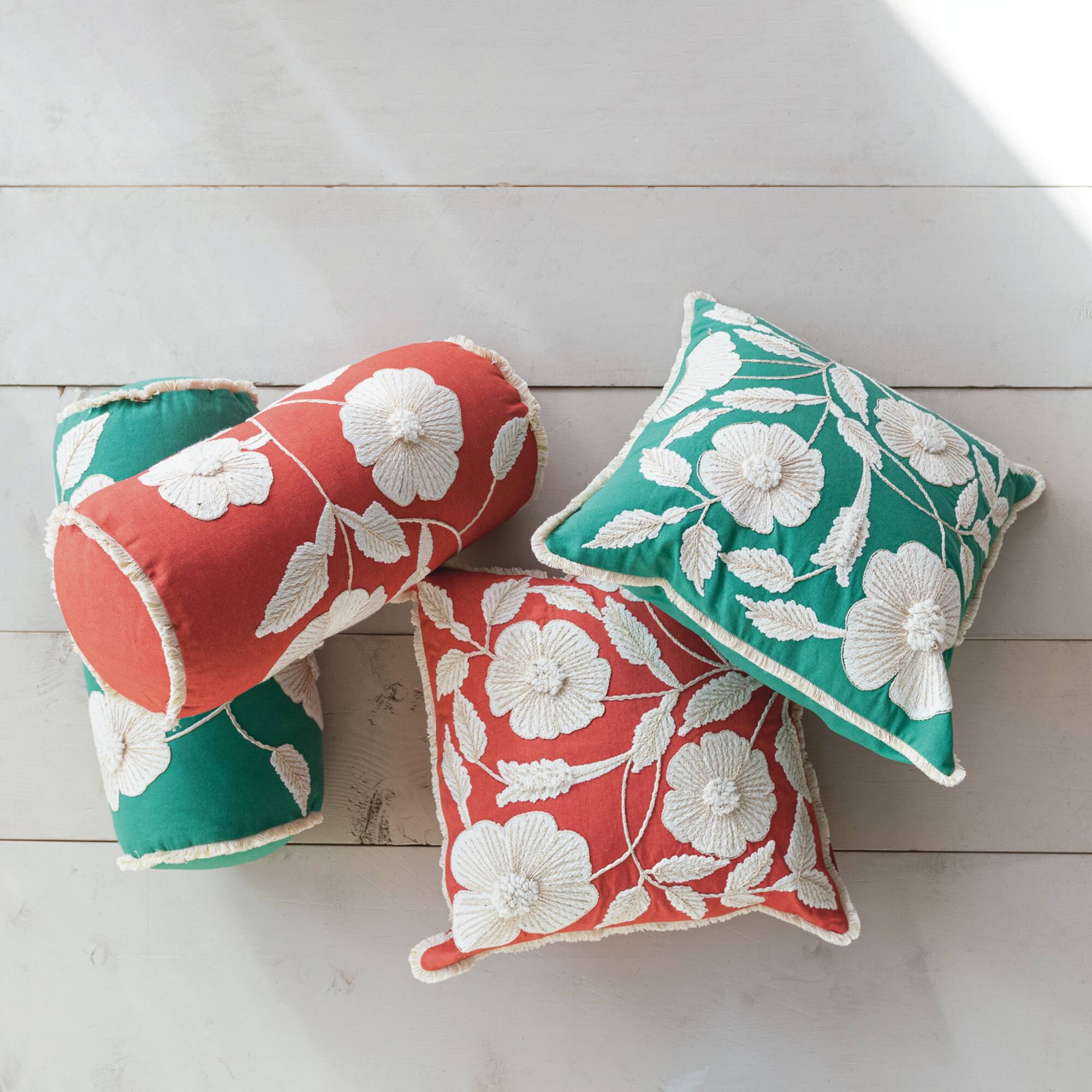 Hello Honey® Enchanted Garden Embroidered Pillow Set